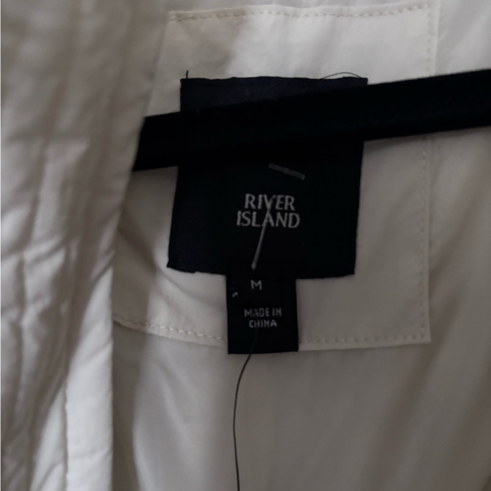 River Island Off-White Quilted Puffer Jacket, NWOT - Picture 2 of 6